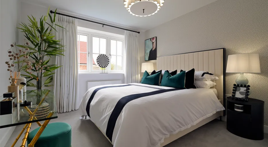 Millside Grange, show home, Bedroom
